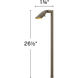 Hardy Island 12v 4.00 watt Matte Bronze Landscape Spot Light and Stem