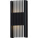 Rampart LED 14 inch Black Outdoor Wall Mount