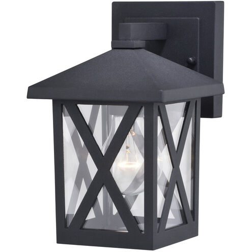 Rockford LED 8.75 inch Textured Black Outdoor Wall