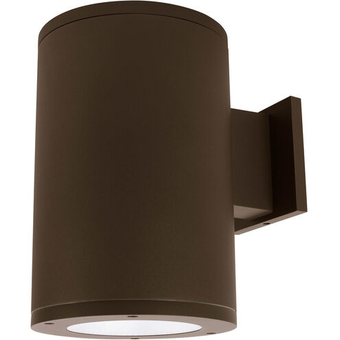Tube Arch LED 6.25 inch Bronze Sconce Wall Light in Flood, 85, 3500K, Straight Up/Down