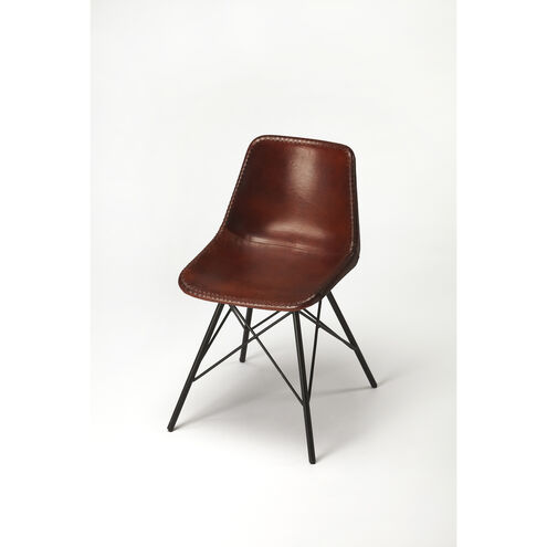 Butler Loft Inland Brown Leather Accent Chair