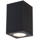 Cube Arch LED 4.5 inch Black Flush Ceiling Light in Narrow, 90, 2700K