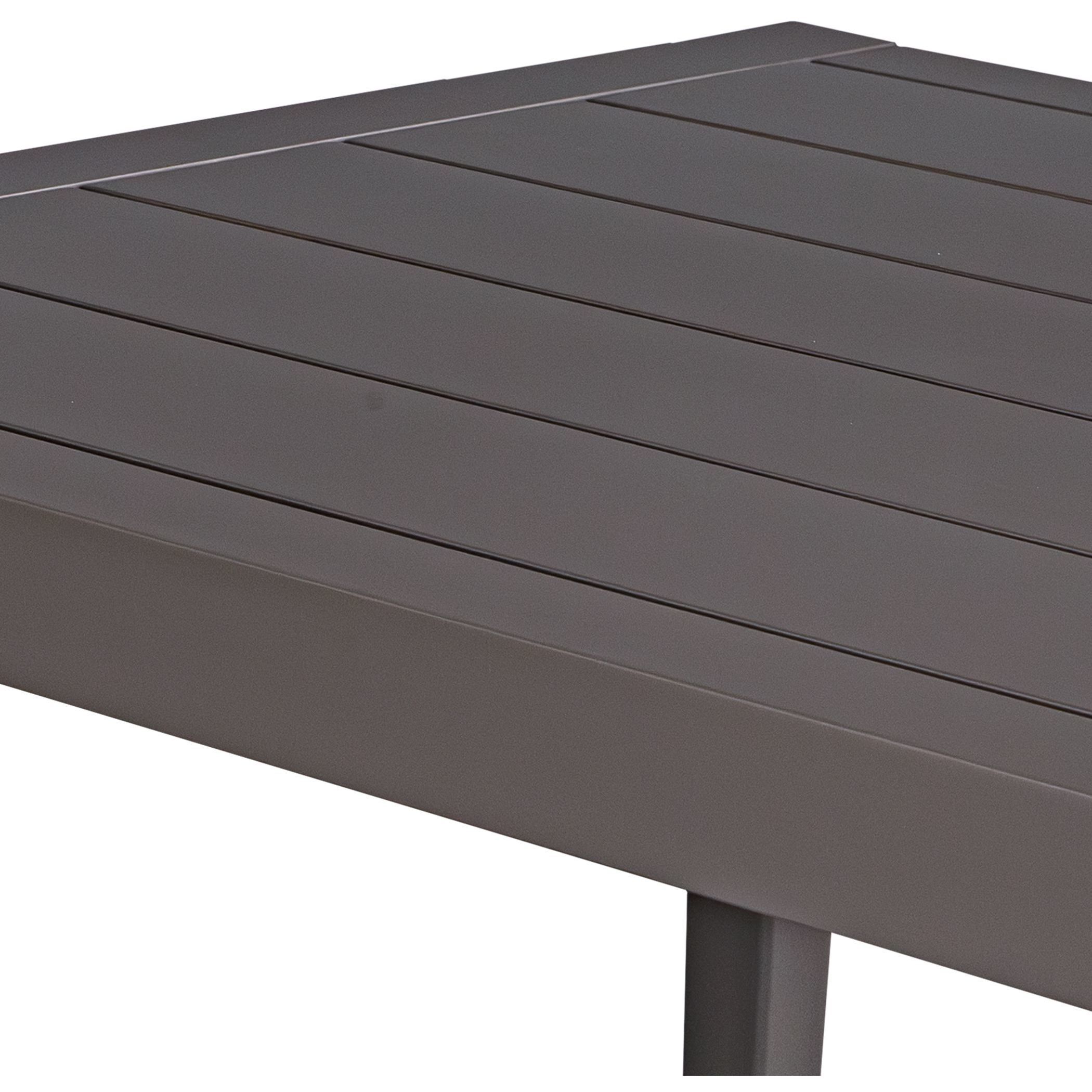 Polanco 92 X 29.75 inch Java Black Outdoor Dining Table