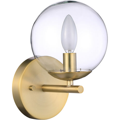 Auresa 1 Light 7 inch Coal Bath Vanity Wall Light