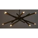 Ikram 12 Light 34 inch Antique Brass Chandelier Ceiling Light, Small