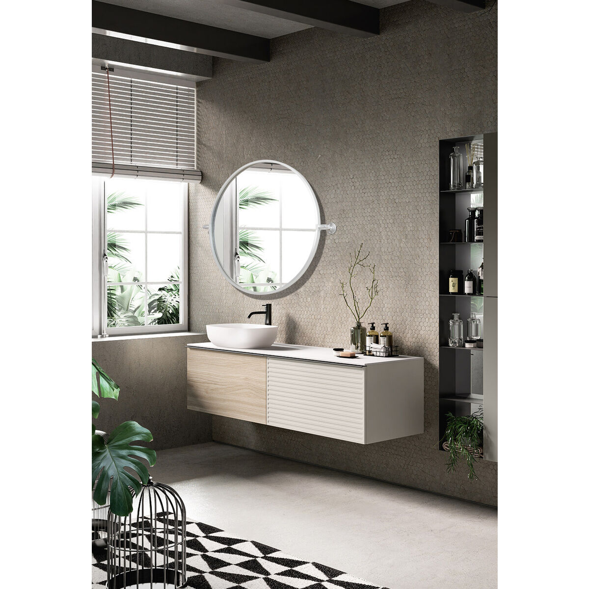 Everly 24 X 24 inch Silver Mirror