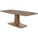 Travis 84 X 44 inch Dark Walnut Dining Table
