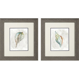 Waterside Blue and Green Framed Art