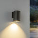 Nordic LED 7 inch Black Exterior Wall Light