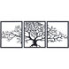 Cameron Matte Black-Laser Cut Wall Art