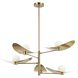 Christobel LED 40 inch Aged Brass Chandelier Ceiling Light
