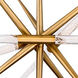 Stormy LED 48 inch Aged Brass Pendant Ceiling Light in 50in.