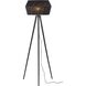 Montana 61 inch 150.00 watt Black Wood Floor Lamp Portable Light