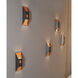 Summit LED 5 inch Black and Gold ADA Sconce Wall Light