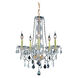 Verona 5 Light 21 inch Gold Dining Chandelier Ceiling Light in Clear, Royal Cut