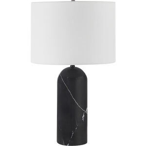 Tyne 24.5 inch 100 watt Honed Black Table Lamp Portable Light