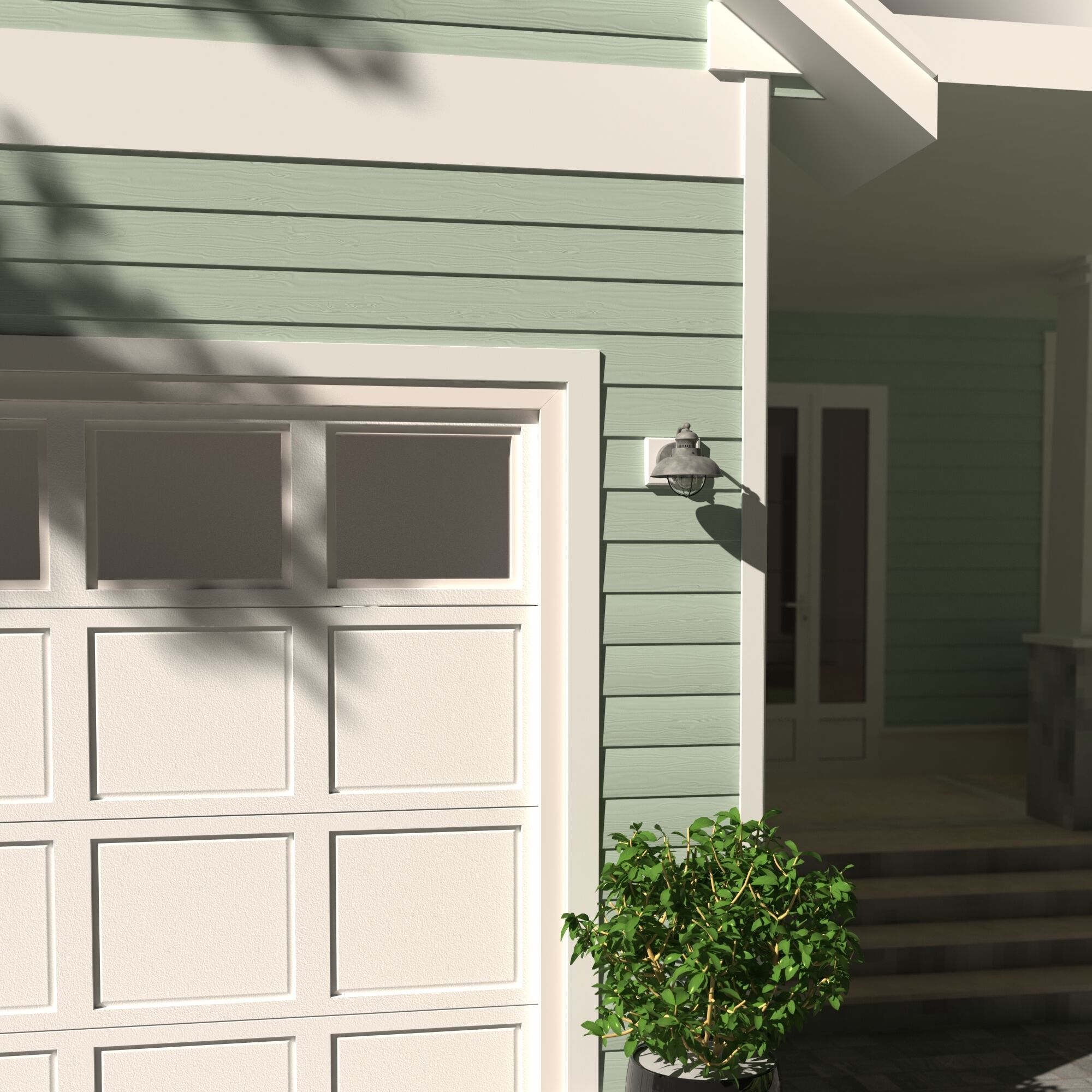 Harwich LED 8 inch Textured Gray Outdoor Wall