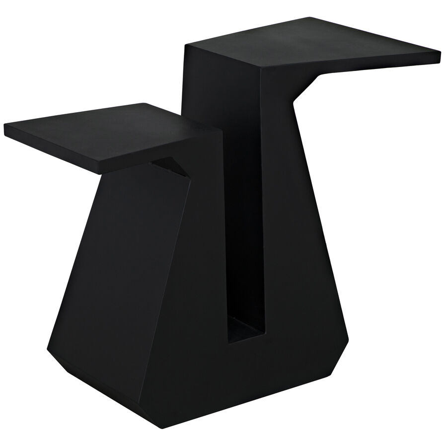Gaston 30 X 25 inch Matte Black Console/Side Table