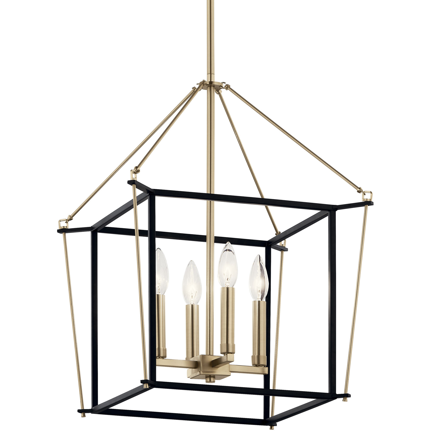 Eisley 4 Light 16 inch Champagne Bronze Foyer Pendant Ceiling Light