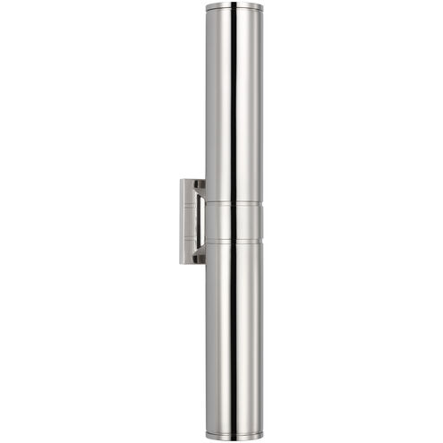 Chapman & Myers Provo LED 4.5 inch Polished Nickel Canister Wall Light