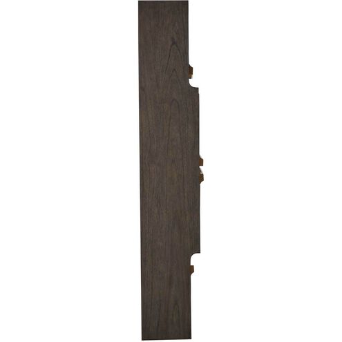 Fitzgerald Dark Grey Mindi / Dark Grey Burl / Stained Brass Cabinet