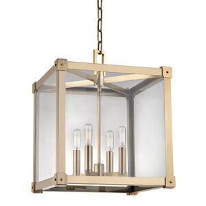 Forsyth 4 Light 16.25 inch Aged Brass Pendant Ceiling Light