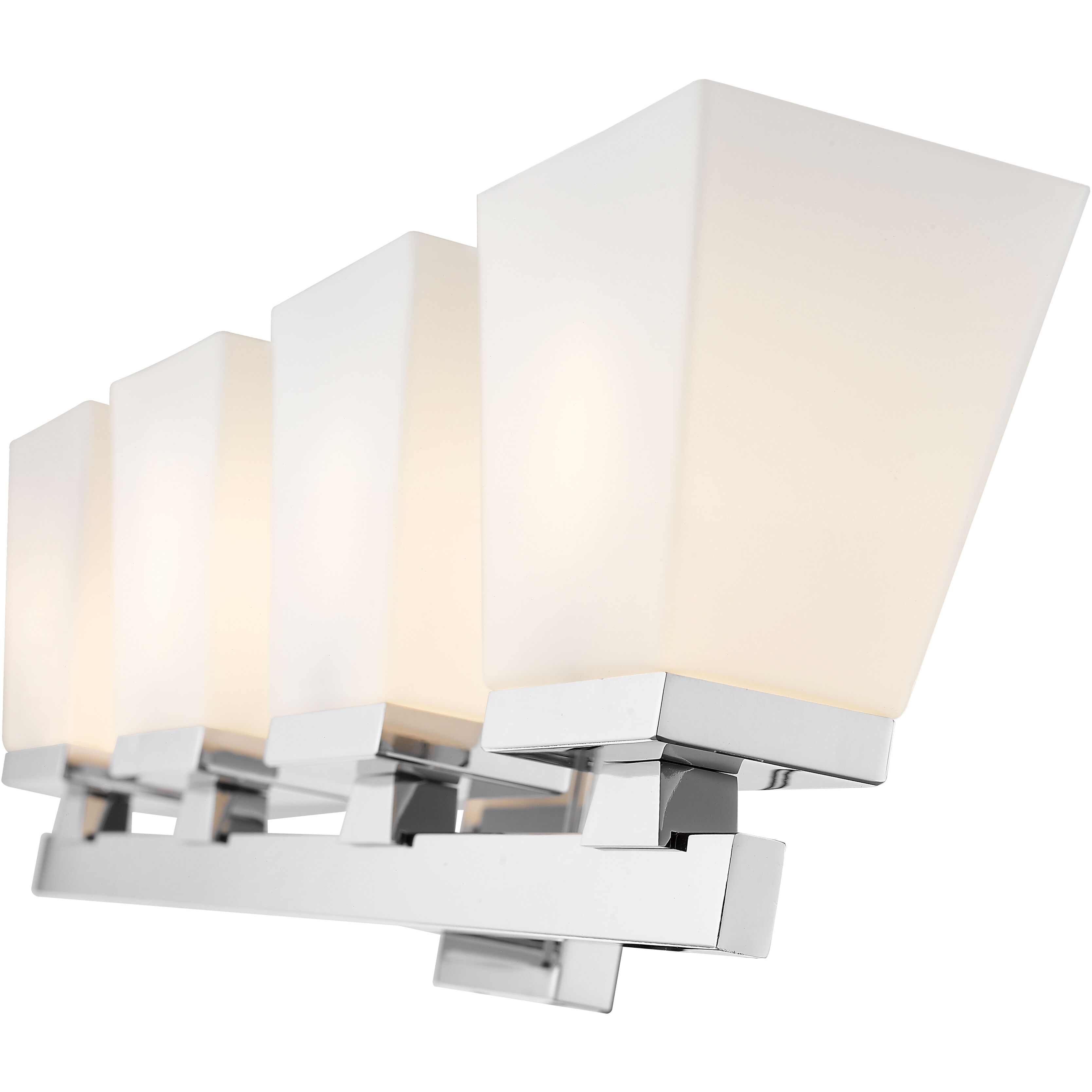 Astor 4 Light 29 inch Chrome Vanity Wall Light