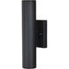 Chiasso LED 14.25 inch Textured Black Outdoor Wall