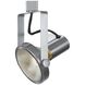 Signature 1 Light 120V Brushed Steel Track Fixture Ceiling Light, Adjustable