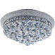 Canada 8 Light 16 inch Chrome Flush Mount Ceiling Light