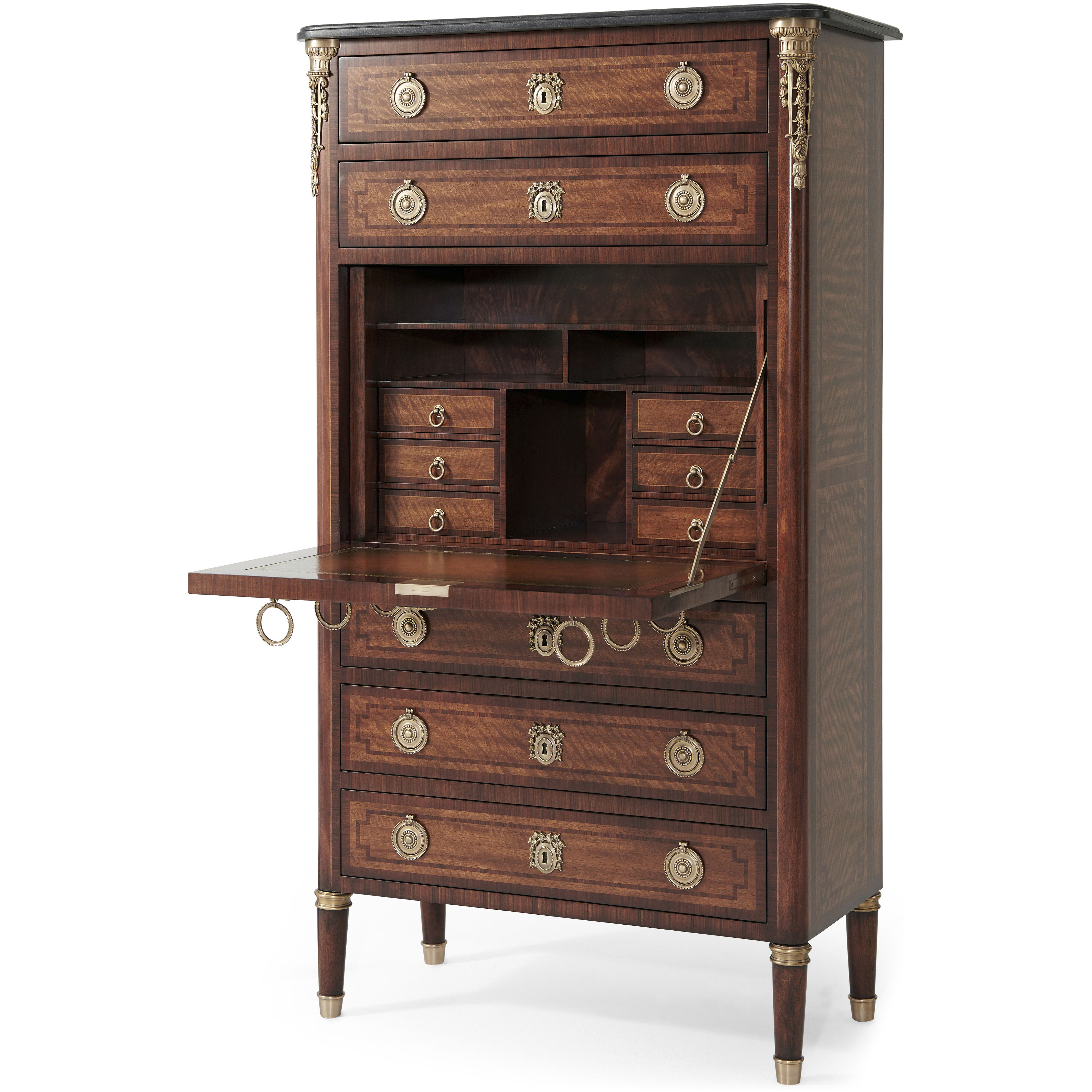 The Princess of Wales 33 X 31.25 inch Desk & Bureaux, Wooden, Bedroom Fall Front, Althorp Living History
