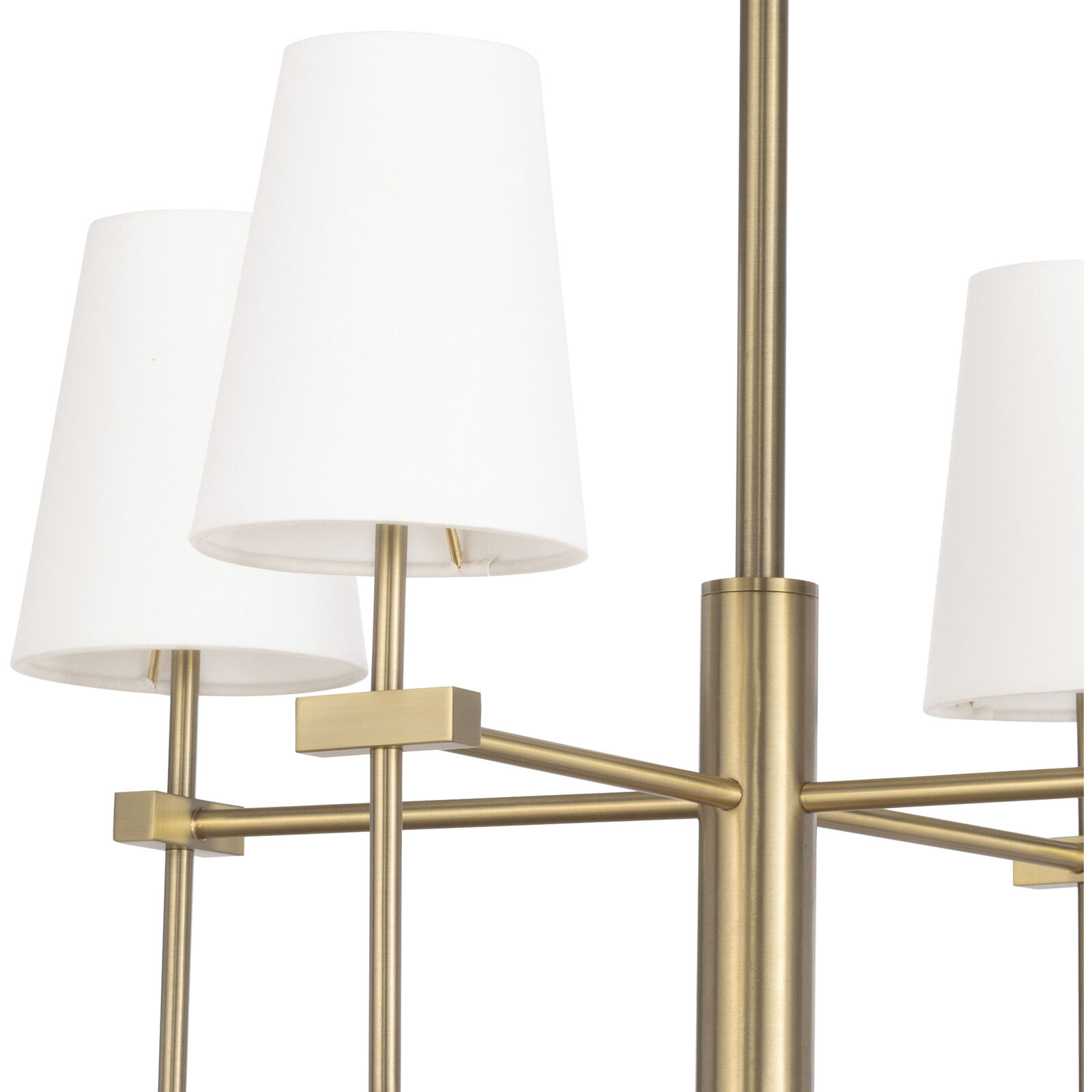 Toni 4 Light 26 inch Natural Brass Chandelier Ceiling Light, Small