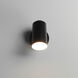 Spot Light LED 6.5 inch Black Outdoor Wall Mount