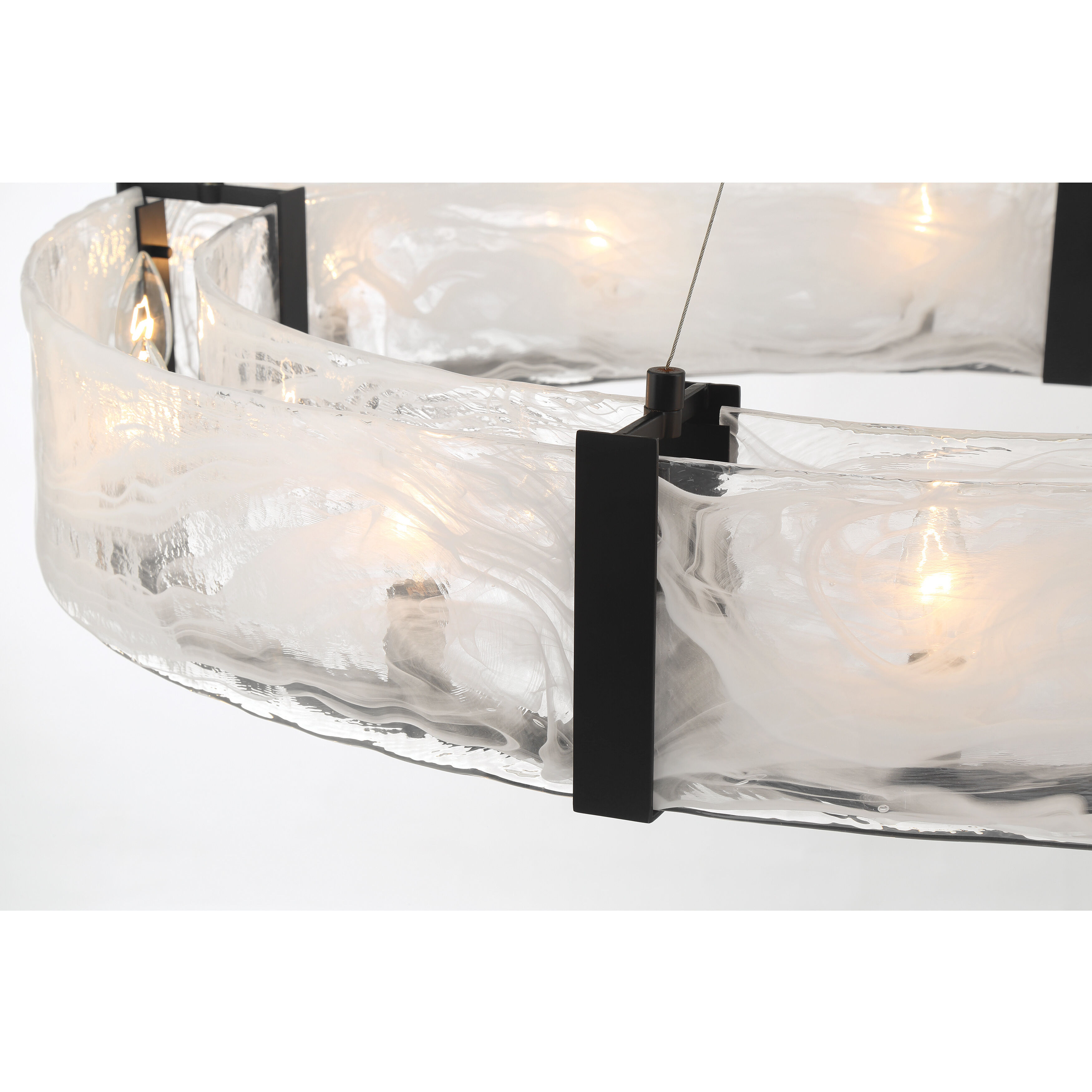 Cloud Break 20 Light 40 inch Coal Pendant Ceiling Light