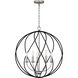 Bryn 5 Light 24 inch Antique Nickel Pendant Ceiling Light