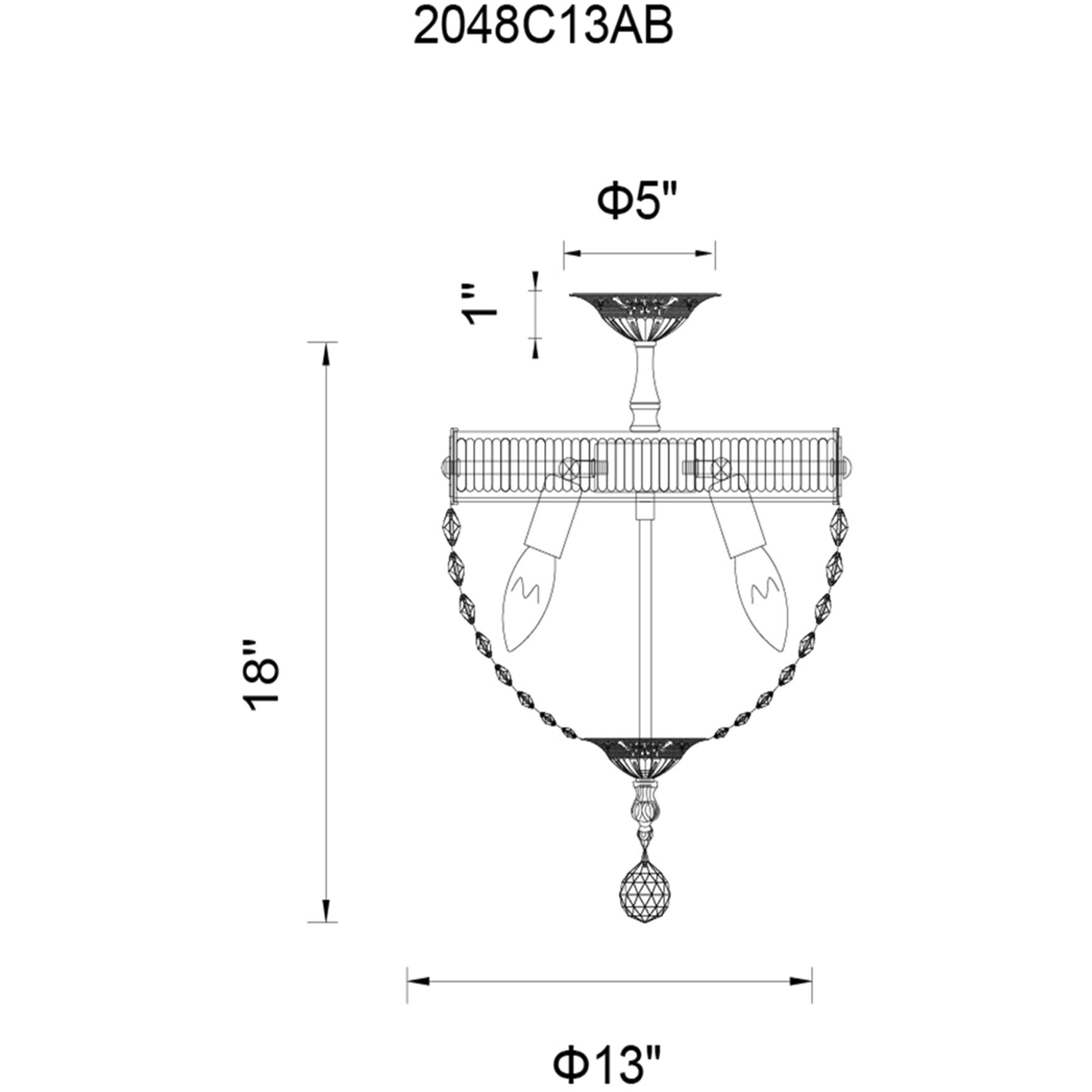 Brass 3 Light 13 inch French Gold Bowl Flush Mount Ceiling Light
