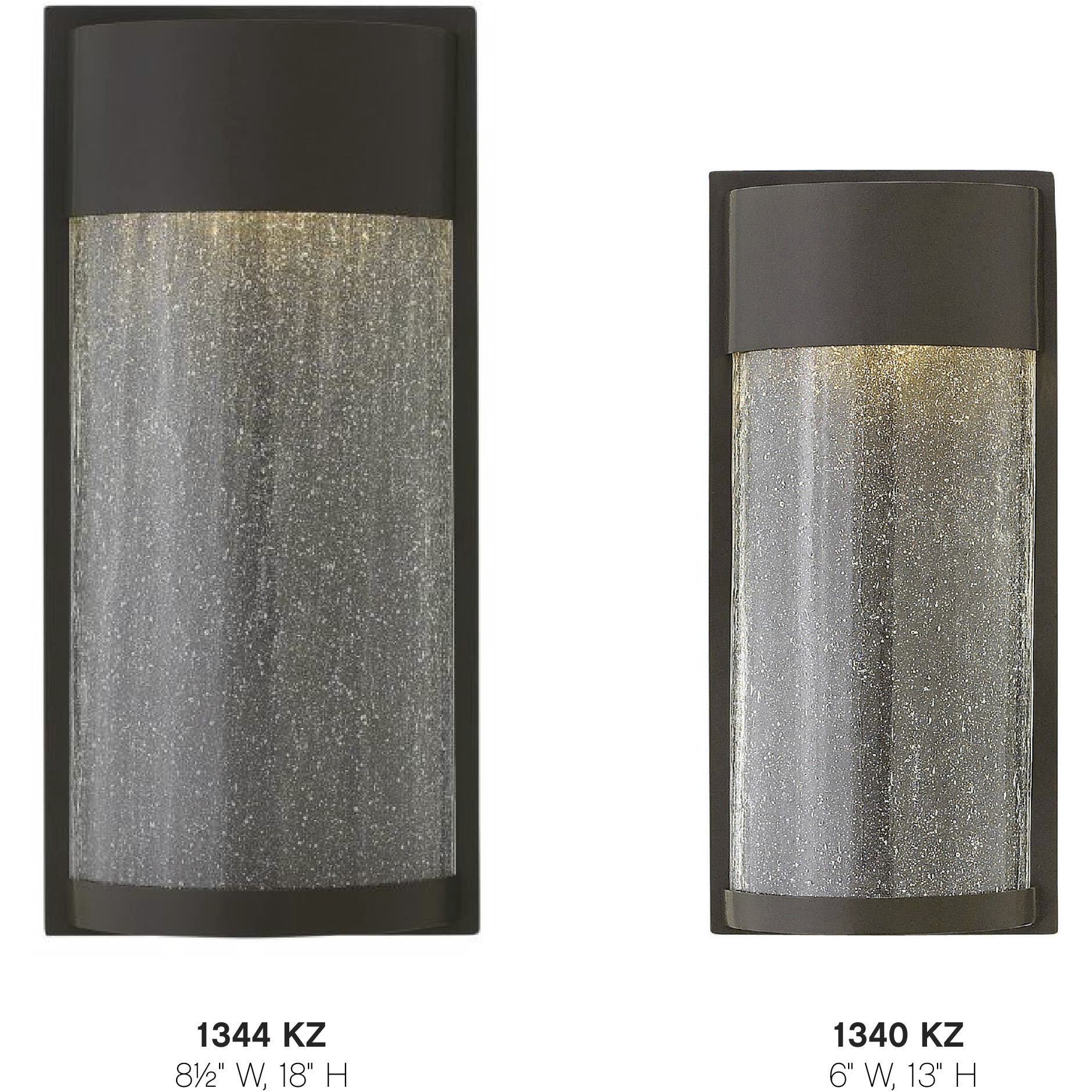 Shelter LED 18 inch Buckeye Bronze Outdoor Wall Mount Lantern, Large