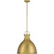 Lynk 1 Light 16.5 inch Legacy Brass Pendant Ceiling Light