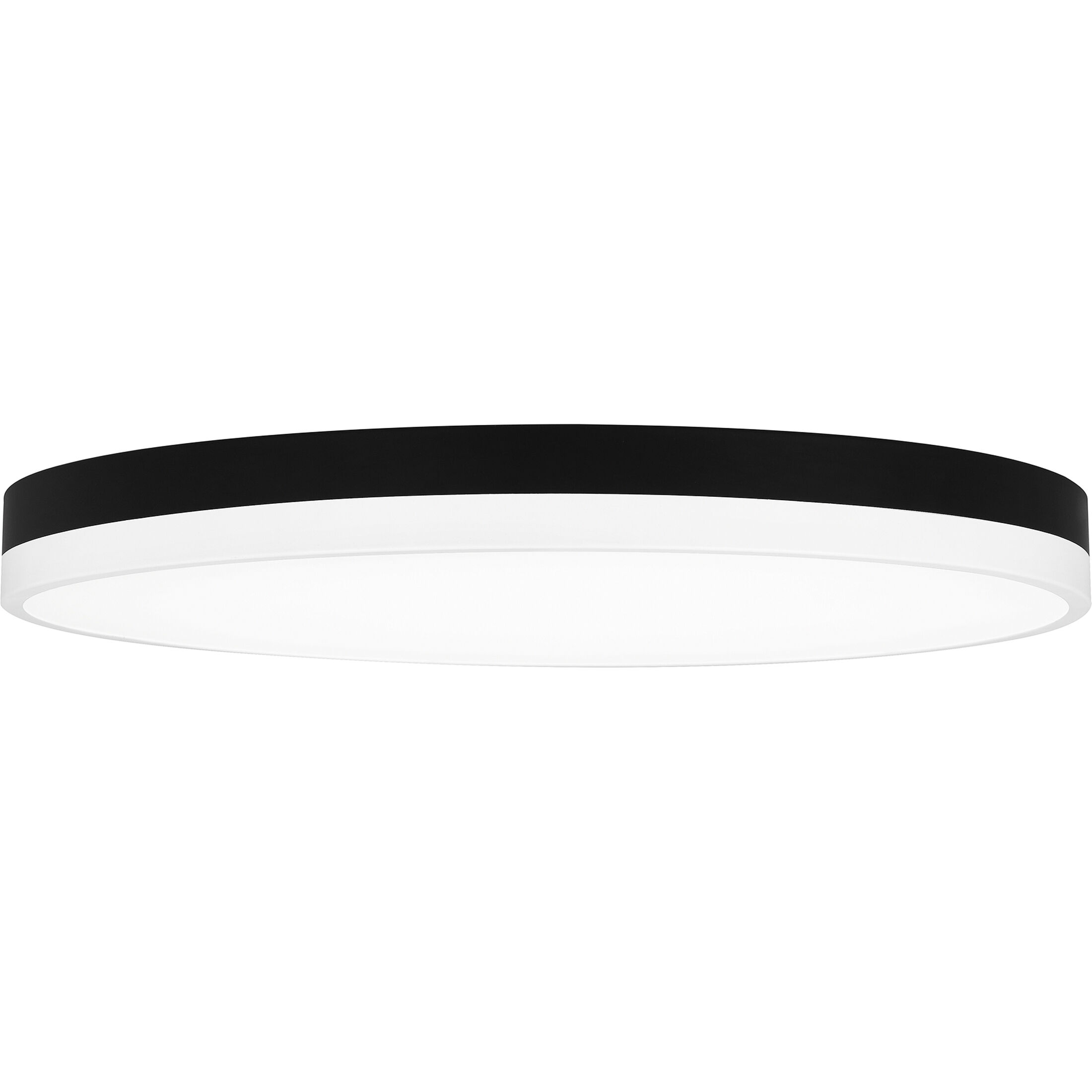 Weldin LED 20 inch Matte Black White Flush Mount Ceiling Light