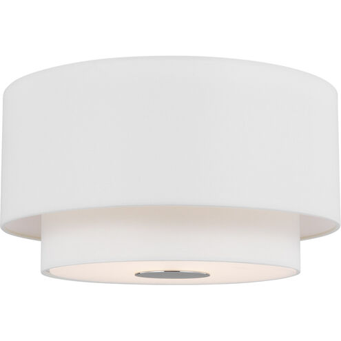 kate spade new york Sawyer 3 Light 18 inch Polished Nickel Flush Mount Ceiling Light