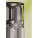 Hexly 1 Light 8 inch Bronze and Sultry Silver Wall Sconce Wall Light