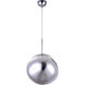 Canada 1 Light 15 inch Chrome Single Pendant Lighting Ceiling Light
