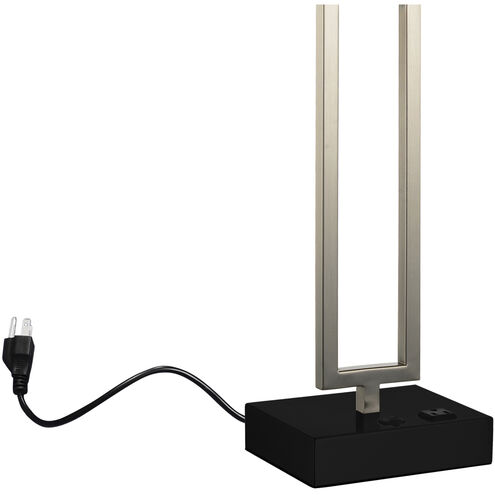 Torren 28 inch 60.00 watt Satin Nickel Table Lamp Portable Light