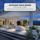X Track White Outdoor Track Accessory Ceiling Light