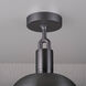 Forked LED 9.84 inch Gun Metal Flush Mount Ceiling Light