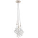 Blossom LED 9.7 inch Beige Silver Pendant Ceiling Light in Metallic Beige Silver, 2700K LED, Cluster