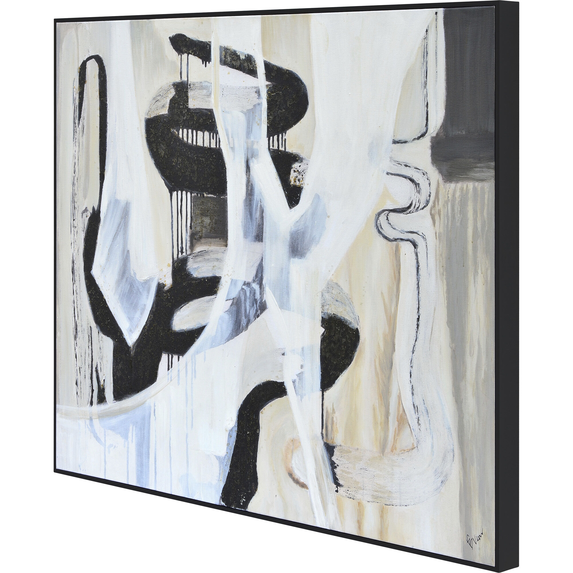 Soyuz Multicolor Texture Canvas Art