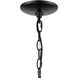 Oakland 9 Light 28.5 inch Black Chandelier Ceiling Light