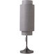 Lollipop 31 inch 14 watt Black Nickel Table Lamp Portable Light