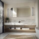 Spectacle LED 24 inch Brushed Nickel Bath Vanity & Wall Light in 4000K, dweLED
